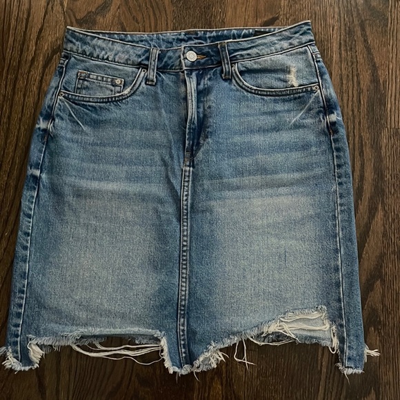 High rise jean skirt - Picture 1 of 2